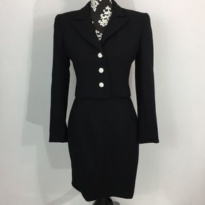 Vintage Badgley Mischka dress and jacket